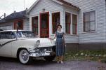 1956 Ford Crown Victoria, Home, House, Woman