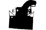 Mack Truck snowplow silhouette, logo, shape, VCSV01P03_06M