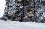 snow zone, Santiam Pass, Highway-20