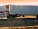 Interstate Highway I-5, northern California, Semi-trailer truck, Semi