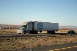 Interstate Highway I-40, Roadway, Road, (Route-66), Semi-trailer truck, Semi, VCTD01_168