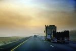 Fog, interstate Highway I-5