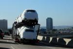 Car Carrier, Level-F Traffic, Jam, Congestion, Interstate Highway I-680
