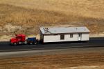 near Newman, Wide Load, oversize, trailer home, Interstate Highway I-5, VCTD02_109