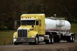 Liquid Products Transporter, Peterbilt, Interstate Highway I-5 offramp, near Newman, VCTD02_186