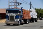 Wood Products Truck, Kenworth Semi trailer, flatbed