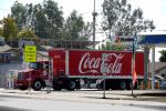 Coca-Cola semi Truck, Kenworth smei trailer, Exeter, VCTD03_058