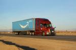 Volvo Semi Trailer Truck Amazon Prime, Highway 58, VCTD03_203