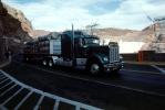 Roadway, Hoover Dam, Kenworth, Flatbed trailer, Semi-trailer truck, Semi, VCTV01P06_03