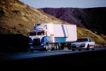 Interstate Highway I-5, Semi-trailer truck, Semi, car