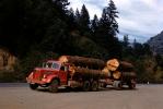 Logging Truck, Mack Truck, 1950s