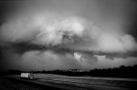 Storm Clouds, Rain, Interstate, Stormy, Semi-trailer truck, Semi, VCTV02P06_03BW