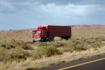Kenworth Cabover, Semi-trailer truck, Semi, Interstate Highway I-40, VCTV02P09_09.0568