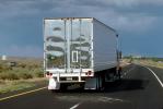 Interstate Highway I-40, Semi-trailer truck, Semi