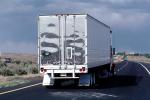 Interstate Highway I-40, Semi-trailer truck, Semi