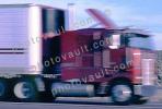 Interstate Highway I-40, Gallup, Semi-trailer truck, Semi, cabover semi trailer truck, flat front, VCTV02P09_17B