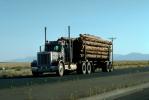 Peterbilt Logging Truck, Highway-70, Semi, New Mexico, VCTV02P14_12.0568
