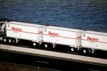 Payless truck road train, Columbia River, Semi-trailer truck, Semi, Triple Trailer, Interstate I-84, Long Load