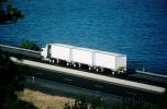 Payless truck train, Columbia River, Semi-trailer truck, Semi, Triple Trailer, Interstate I-84, Long Load, VCTV02P15_16