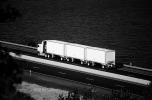 Triple Trailer, Truck train, Semi, Columbia River, Interstate I-84, Long Load