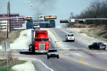 Freightliner, Dallas, Traffic Signal Light, Semi-trailer truck, Stop Light, cabover semi trailer truck, flat front, VCTV03P04_11