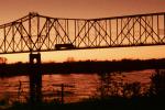 Chester Bridge, Route-51, Illinois Route 150, Perryville, Missouri, Chester, Illinois, Semi-trailer truck, Semi, VCTV03P06_02