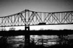 Chester Bridge, Route-51, Illinois Route 150, Perryville, Missouri, Chester, Illinois, Semi-trailer truck, Semi, VCTV03P06_06BW