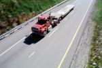 Highway 402, north of Hazard, Road, White Lines, flatbed trailer, VCTV03P07_07