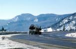 Freightliner, Car Carrier, Wolf Creek Pass, Highway 160, Road, cabover semi trailer