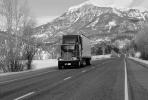 Kenworth, Wolf Creek Pass, Highway 160, Semi-trailer truck, Semi, VCTV03P11_13BW