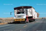 Trailer Home, Oversize Load, Wide Load, north of Shiprock, Highway 160, Road, Roadway, GMC