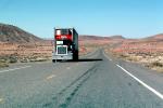 Peterbilt, northwestern Arizona, Highway 160, highway, road, barren landscape, Semi-trailer truck, Semi, VCTV03P12_13