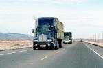 north of Salina, Highway-28, Kenworth, Hay Truck, road, Semi-trailer truck, Semi
