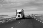 Kenworth, north of Gunnison, Highway-28, Semi-trailer truck, Semi