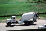 Cement Concrete Mixer, Interstate Highway I-25, Tumbler, Denver