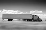 Interstate Highway I-5, Semi-trailer truck, Semi, VCTV05P08_15BW