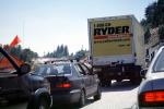 Ryder Truck, Interstate Highway I-80, Sierra-Nevada Mountains, California, VCTV05P10_04
