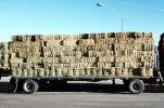 Hay Bale stacks, trailer, VCTV05P10_17