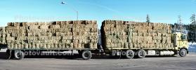 Hay Truck, Panorama, Semi Trailer Truck, cabover, VCTV05P10_18B