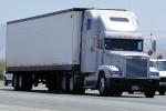 Freightliner, Interstate Highway I-5 near the Grapevine, Semi-trailer truck, Semi, VCTV05P13_10