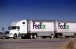Fedex, Interstate Highway I-40, Semi-trailer truck, Semi, Freightliner, Blythe, VCTV06P04_10
