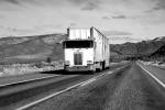 Peterbilt, Highway-97 south of Dorris, Semi-trailer truck, Semi, cabover, VCTV06P05_03BW