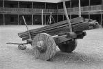 Petaluma Adobe State Historic Park, Wooden Cart, Lumber, Axle, Wood Wheel