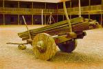 Wooden Cart, Lumber, Axle, Wheel, Petaluma Adobe State Historic Park