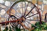 wheel, Axel, Spokes, Hub, Rocks, Espanola