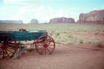 Cart, Wagon, Wheels, Monument Valley