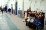 Man, Cart, Essaouira, Morocco, VCVV01P10_18