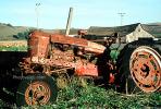 farm tractor, Sonoma County, barn