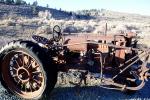 John Deere, Rusting Farm Tractor, rust, north of Carson City, VCZV01P07_08