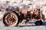John Deere, Rusting Farm Tractor, rust, north of Carson City, VCZV01P07_09